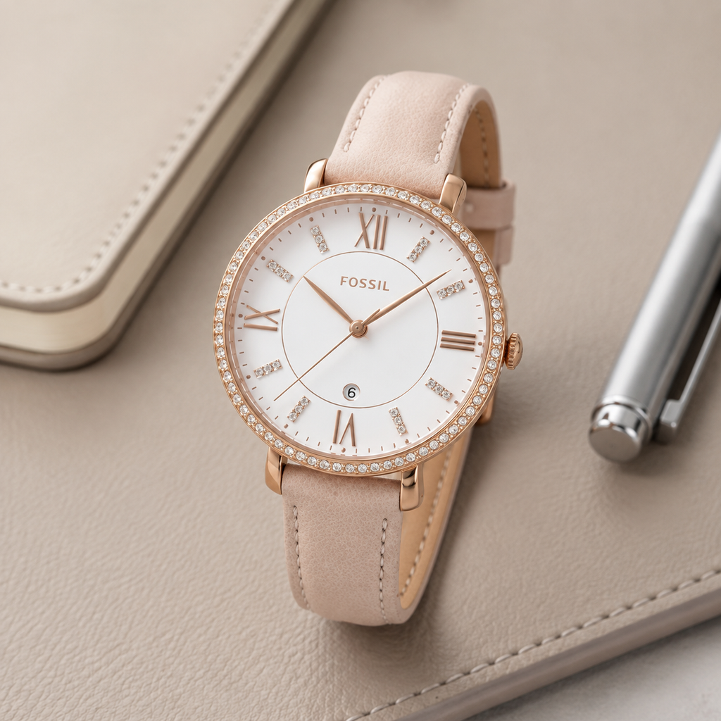 Fossil ES4301 35mm Women's Watch executive desk view