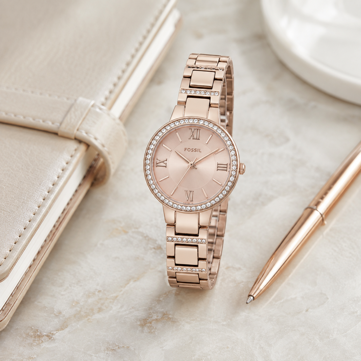 Fossil ES4333 34mm Women's Watch executive desk view