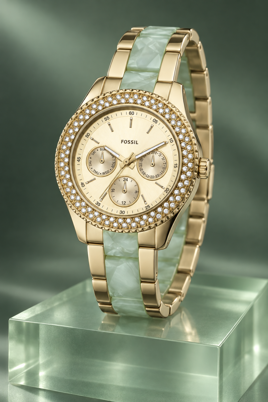 Reloj de mujer multifunción Fossil Stella ES4757 de 38 mm