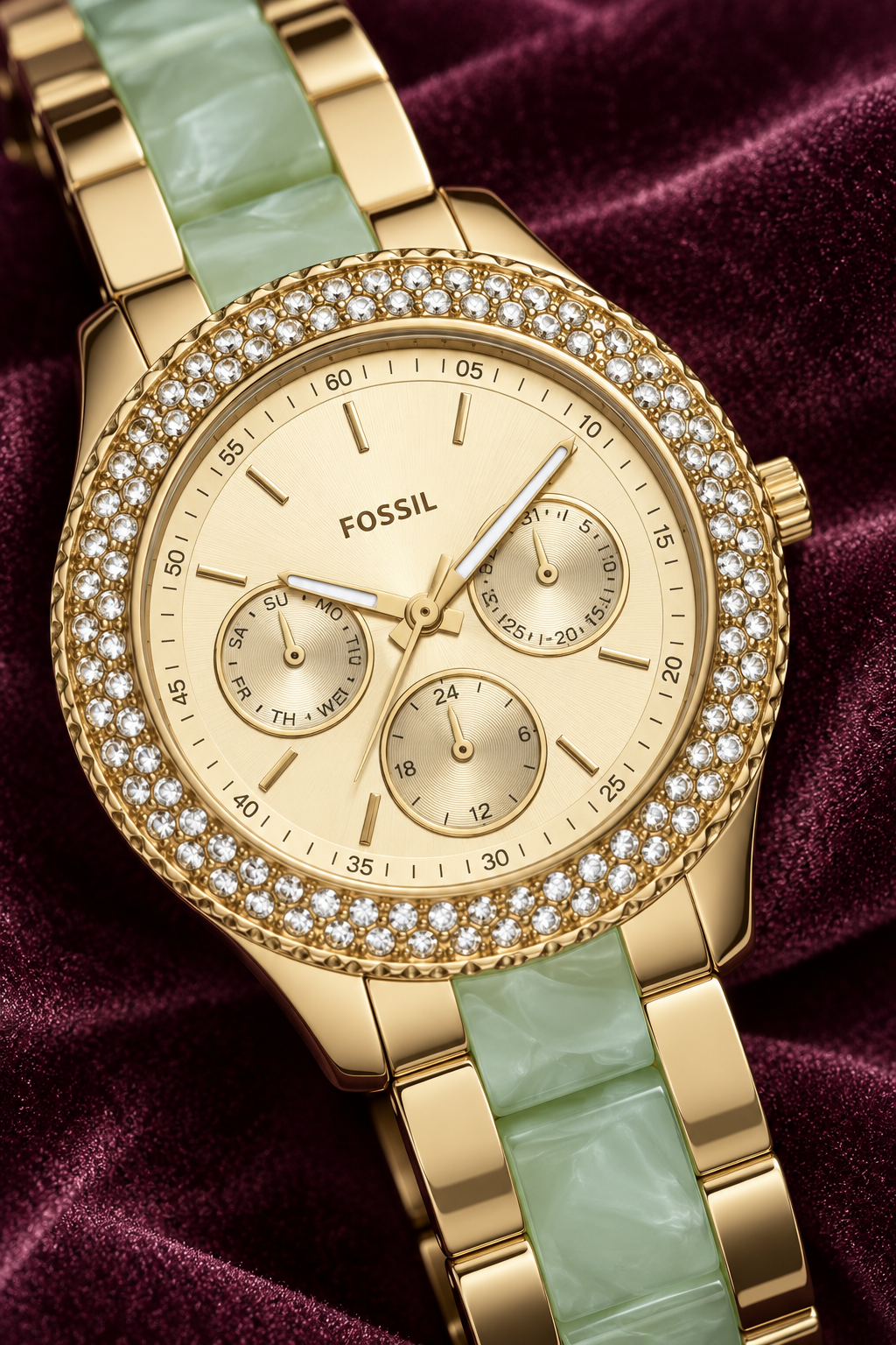 Reloj de mujer multifunción Fossil Stella ES4757 de 38 mm