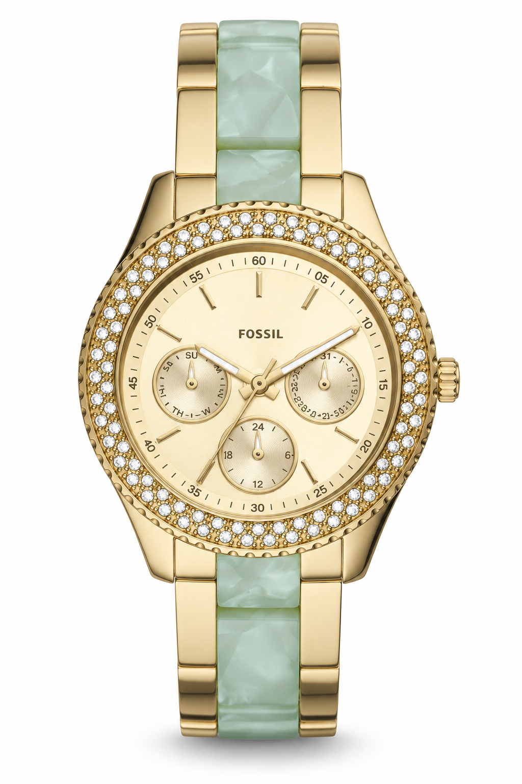 Reloj de mujer multifunción Fossil Stella ES4757 de 38 mm