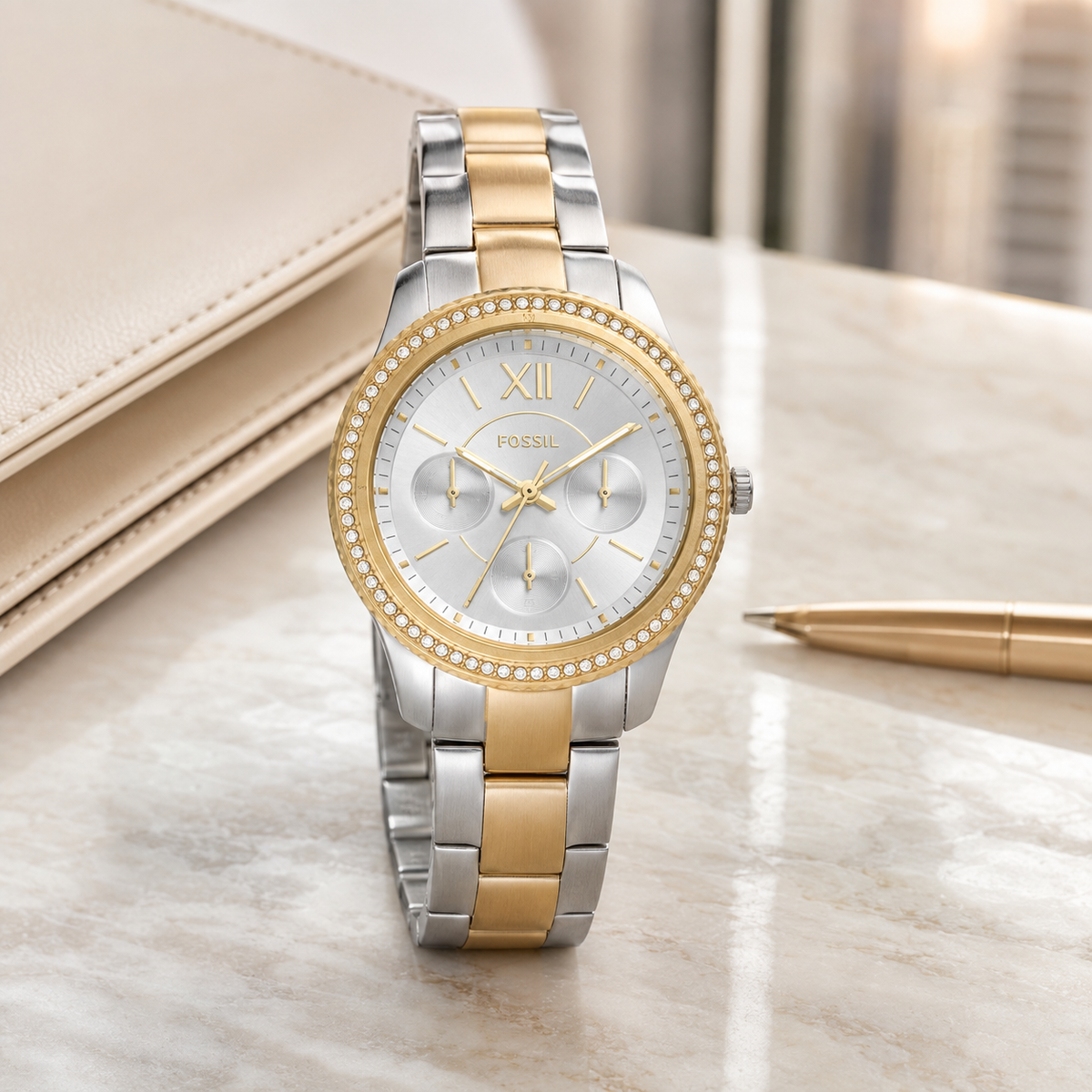 Fossil ES5107 37mm Women's Watch executive desk view