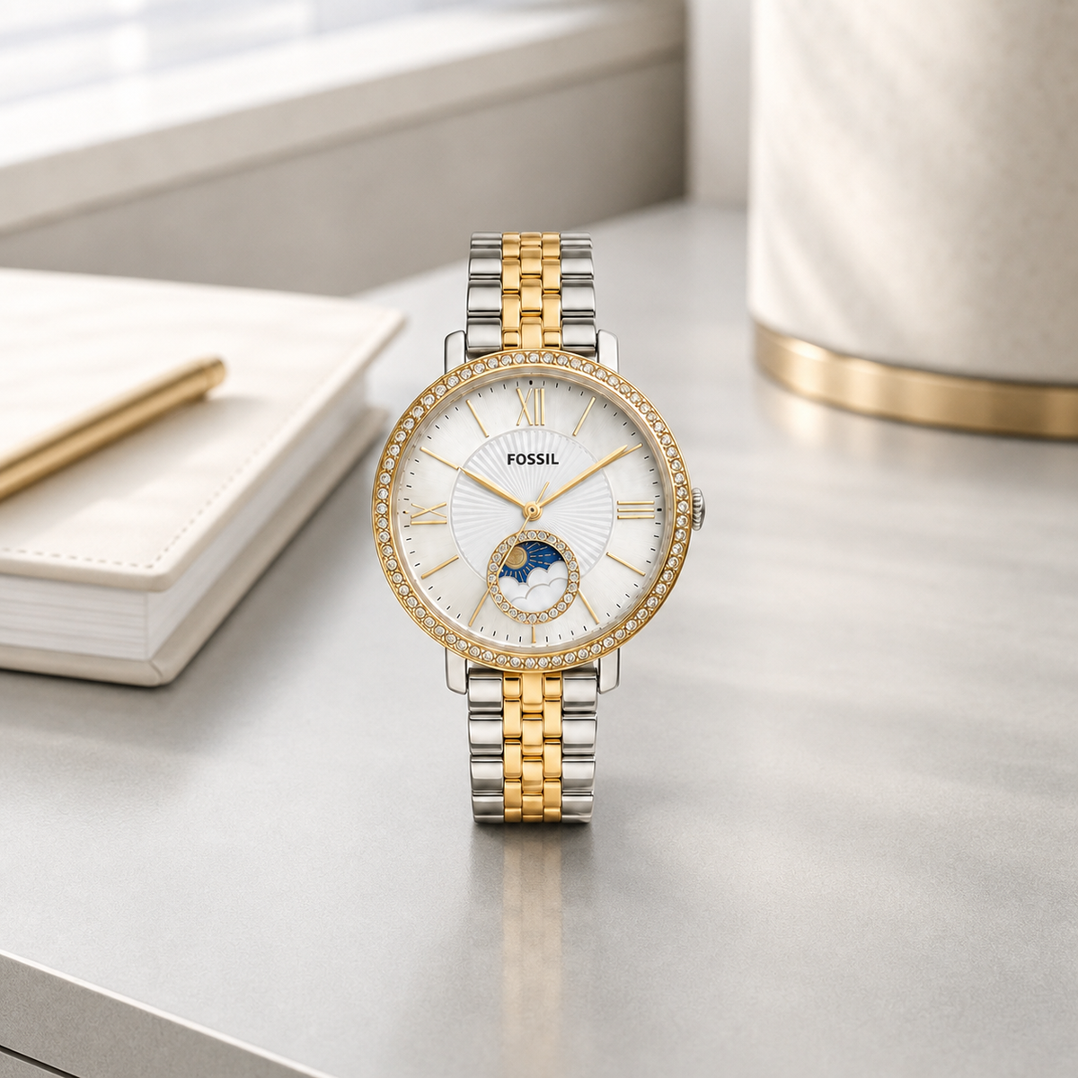 Fossil ES5166 36mm Women's Watch executive desk view
