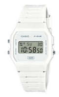 Casio Pop Digital Bio-Based White Resin Strap Quartz F-91WB-7A Unisex Watch
