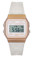 Casio Digital Transparent Resin Strap Quartz F-91WS-7A3 Unisex Watch