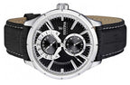Festina Retro Leather Strap Multifunction Black Dial Quartz F16573-3 Men's Watch