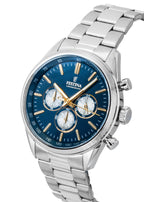Festina Timeless Chronograph Stainless Steel Blue Dial Quartz F16820-C Men's Watch
