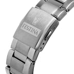 Festina Sport Chronograph Stainless Steel Blue Dial Quartz F20463-2 100M Men's Watch