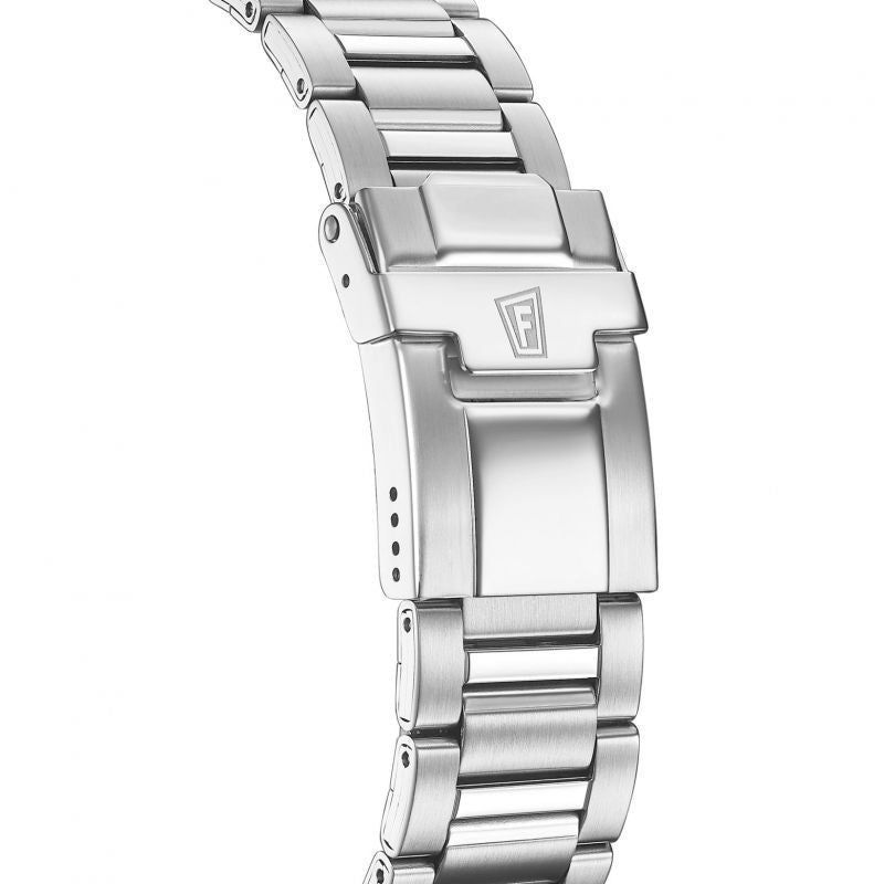 Festina tijdloze chronograaf roestvrij staal blauwe wijzerplaat quartz F20560-3 100M herenhorloge