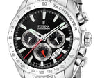 Festina Chrono Sport Stainless Steel Black Dial Quartz F20668-4 100M Men's Watch