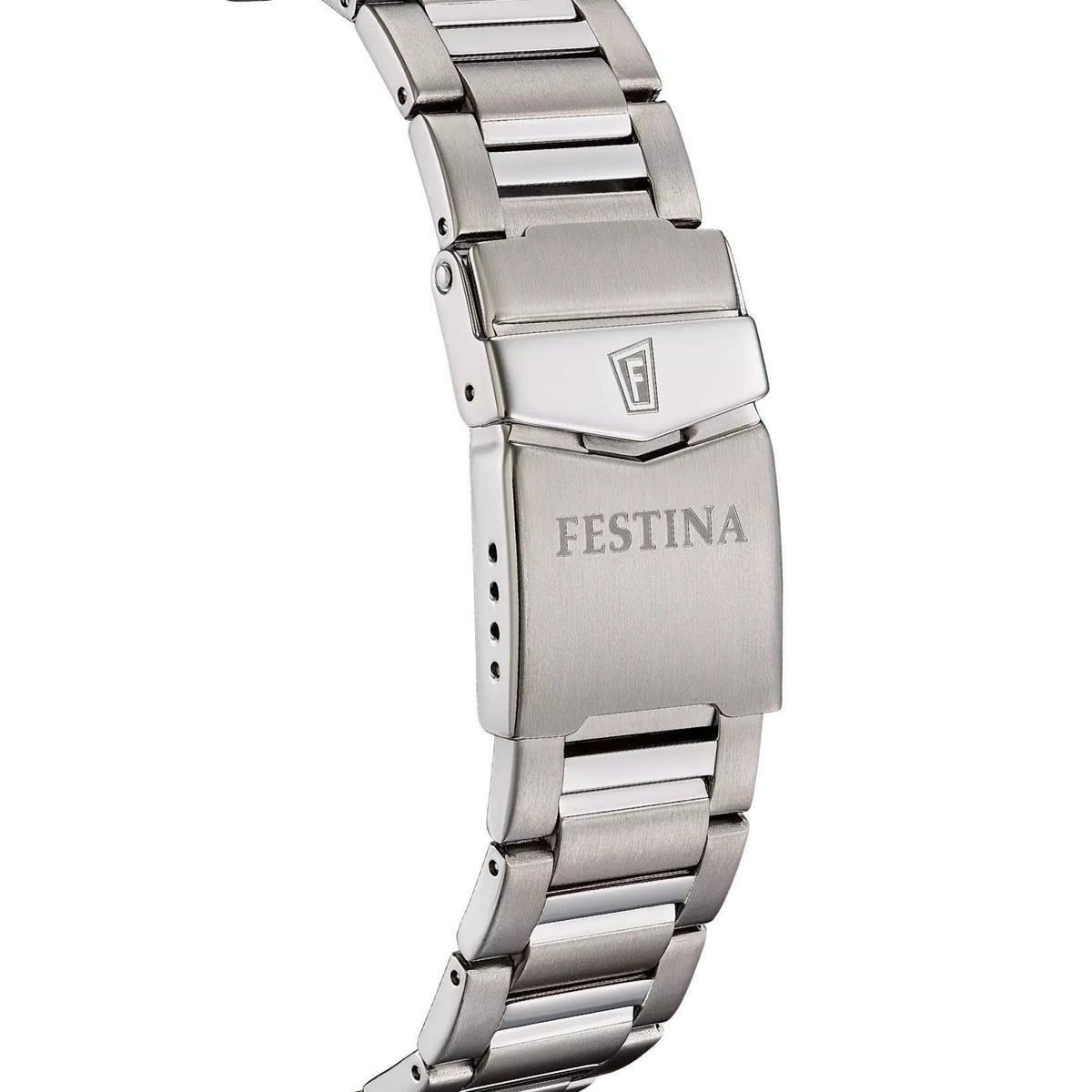 Festina titanium zwarte wijzerplaat quartz F20698-4 100M herenhorloge