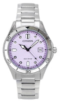 Citizen Marine Eco-Drive Stainless Steel Pink Dial FE6170-88X 100M Women's Watch