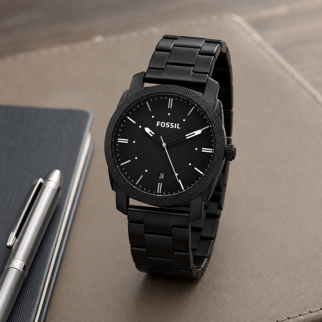Fossil FS4775 42mm Watch executive desk view