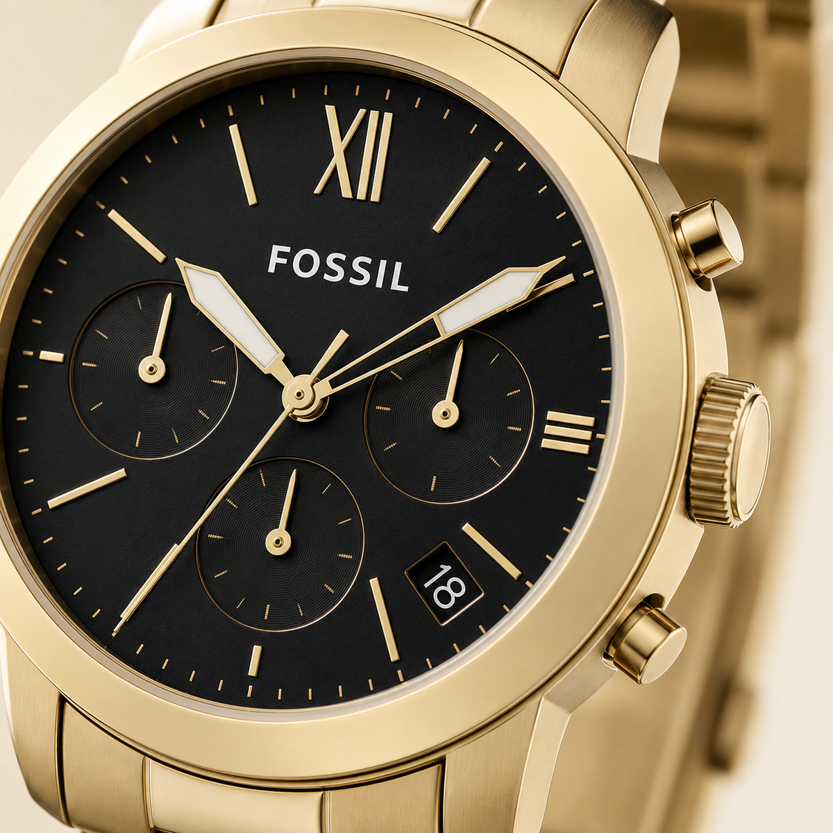 Fossil FS4815 44mm Watch macro view