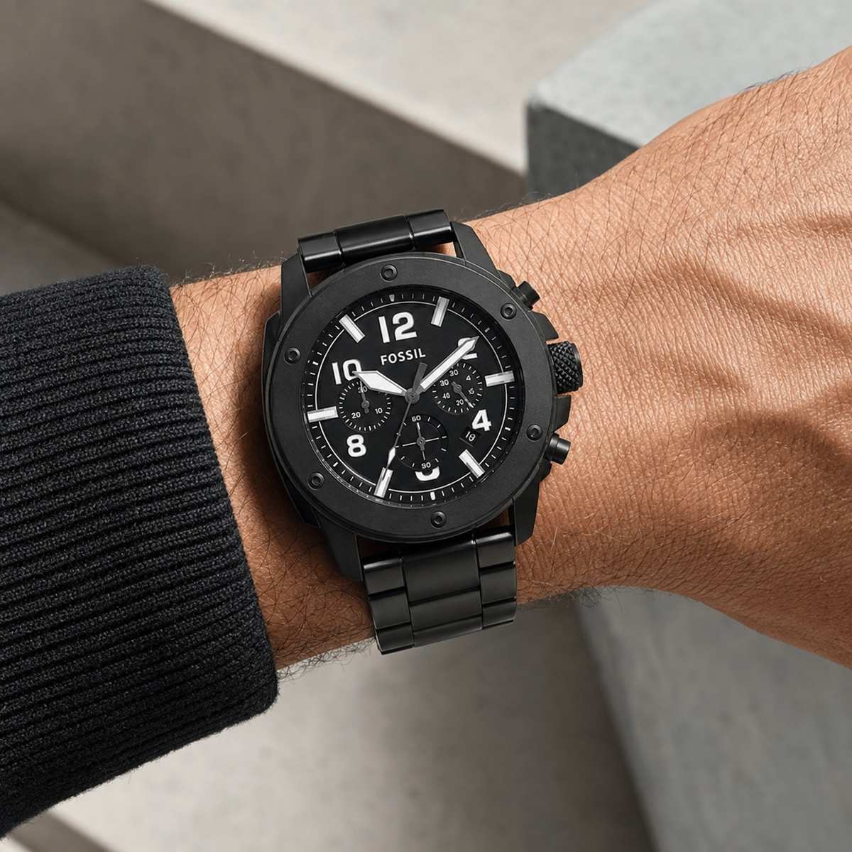 Fossil FS4927 45mm Watch wrist view