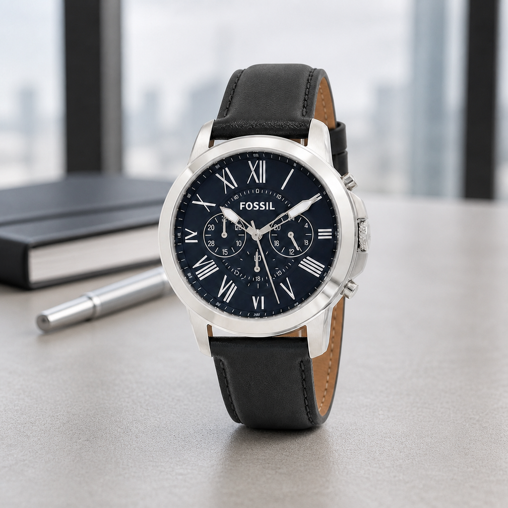 Fossil FS4931 45mm Watch executive desk view