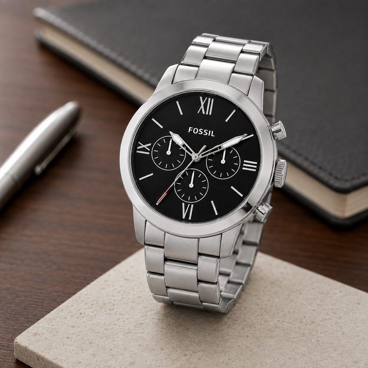 Fossil FS4991 44mm Watch executive desk view