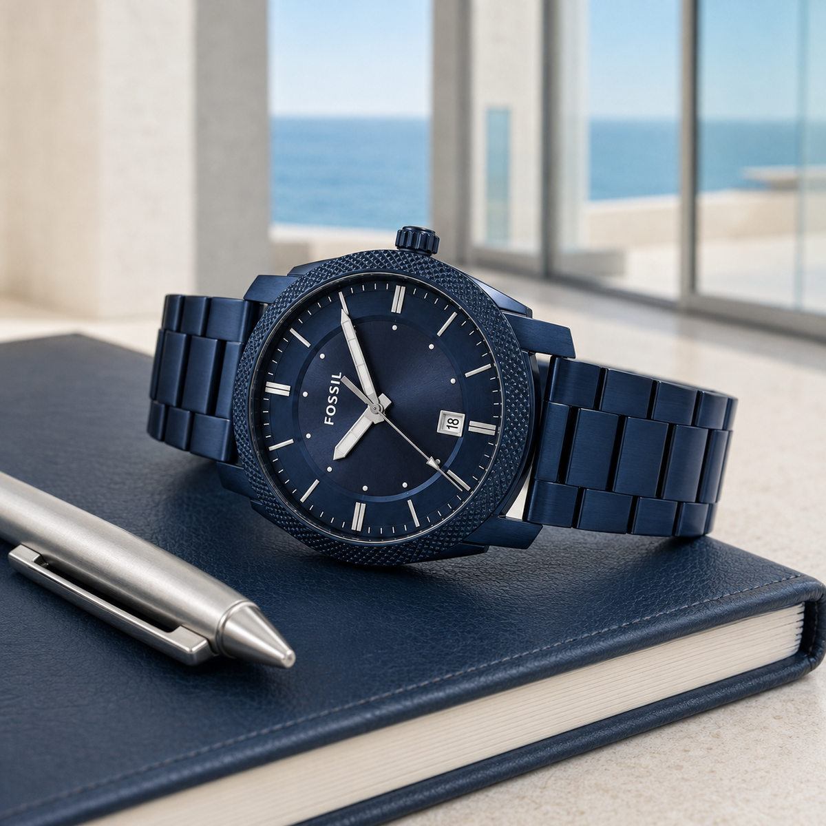 Fossil FS5231 42mm Watch executive desk view