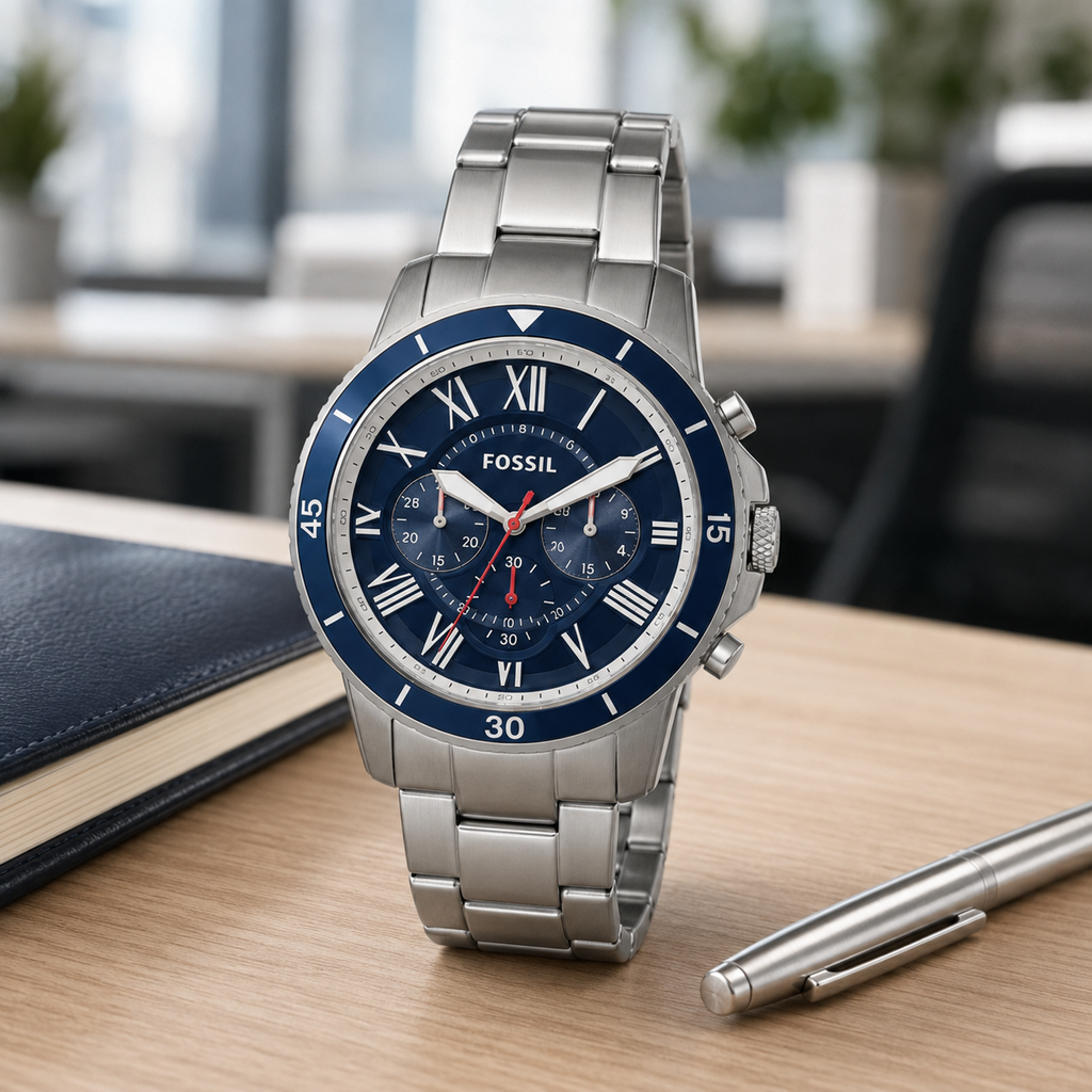 Fossil FS5238 44mm Watch executive desk view