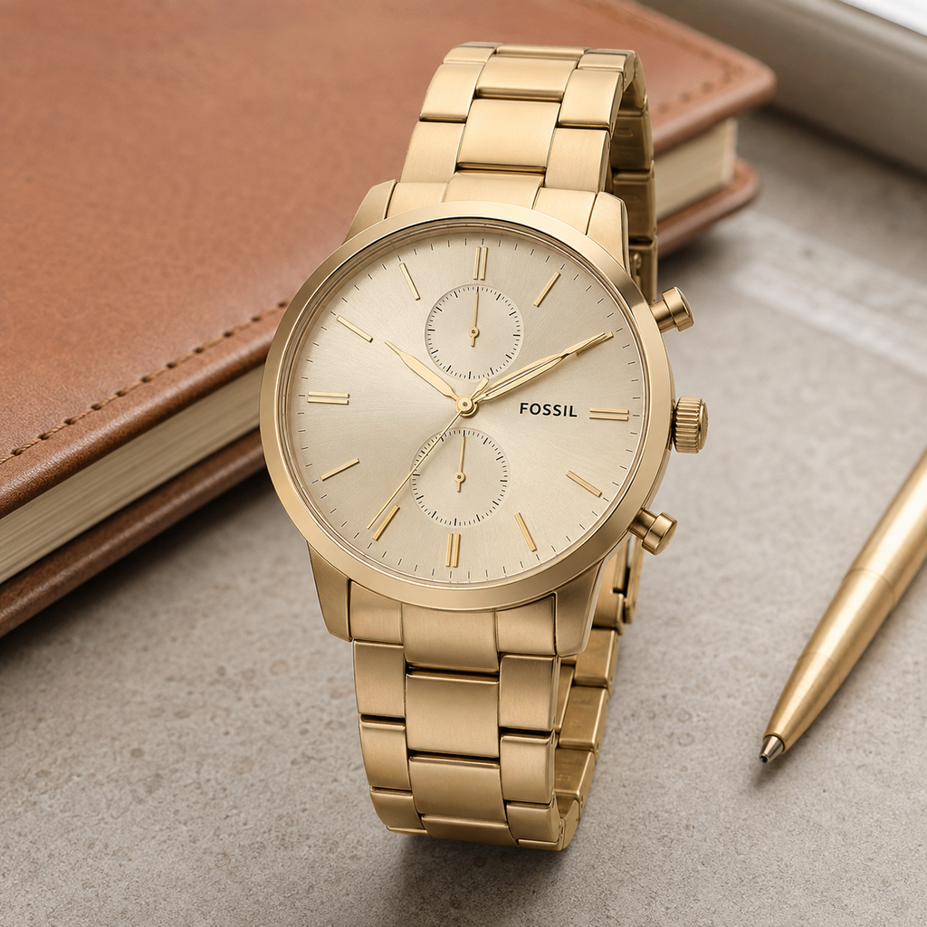 Fossil FS5338 44mm Watch executive desk view