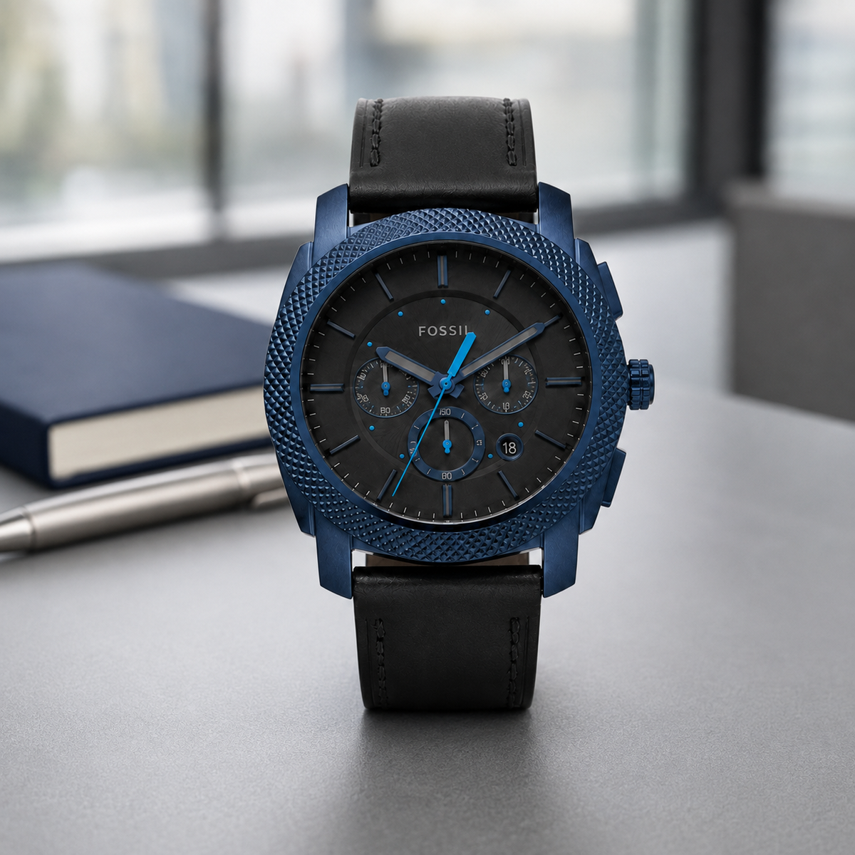 Fossil FS5361 45mm Watch executive desk view