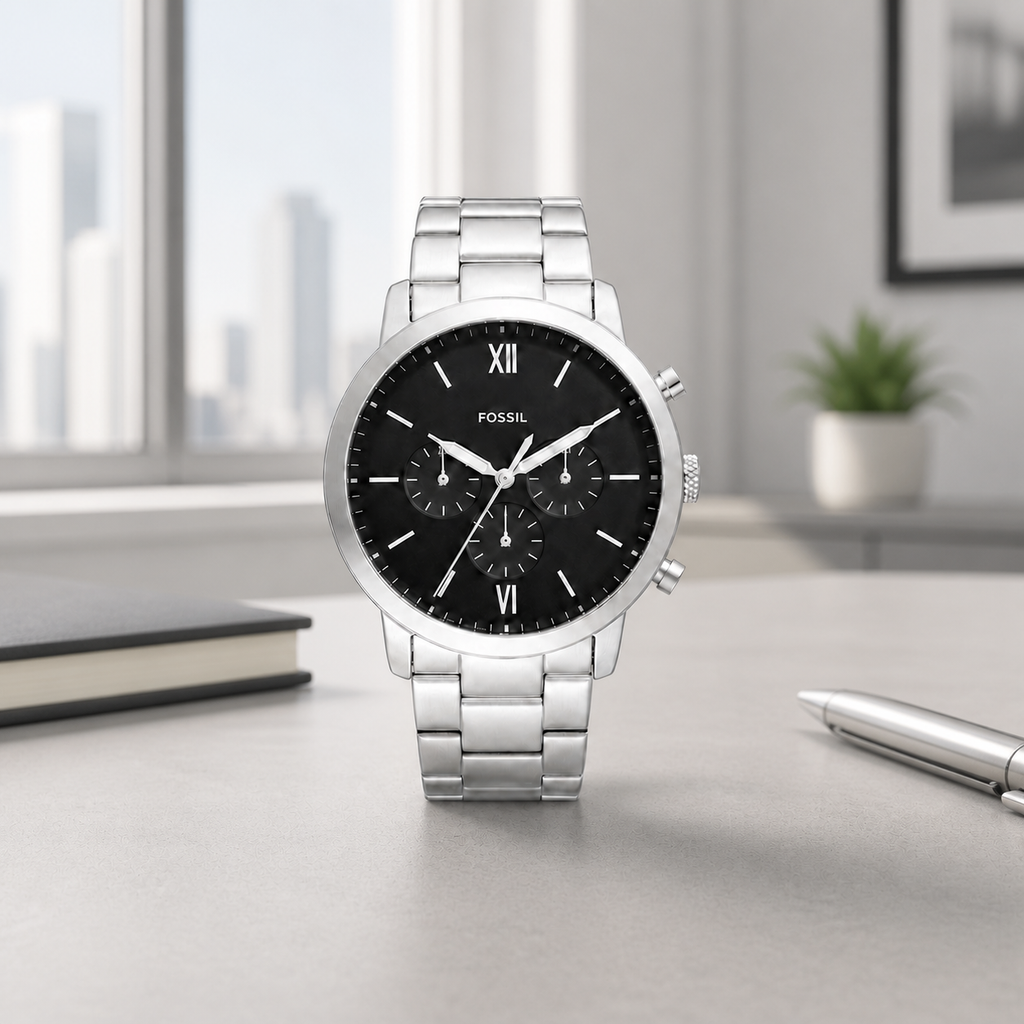 Fossil FS5384 44mm Watch executive desk view