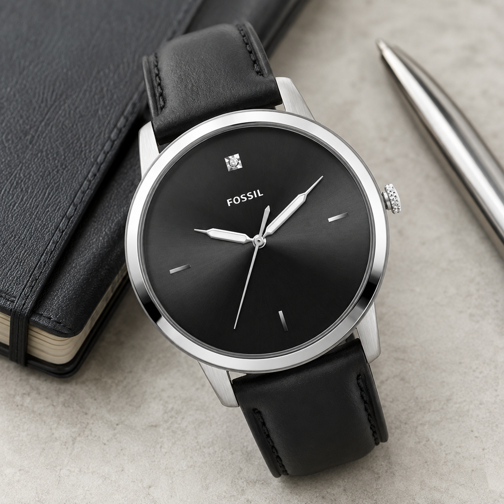 Fossil FS5501 44mm Watch executive desk view