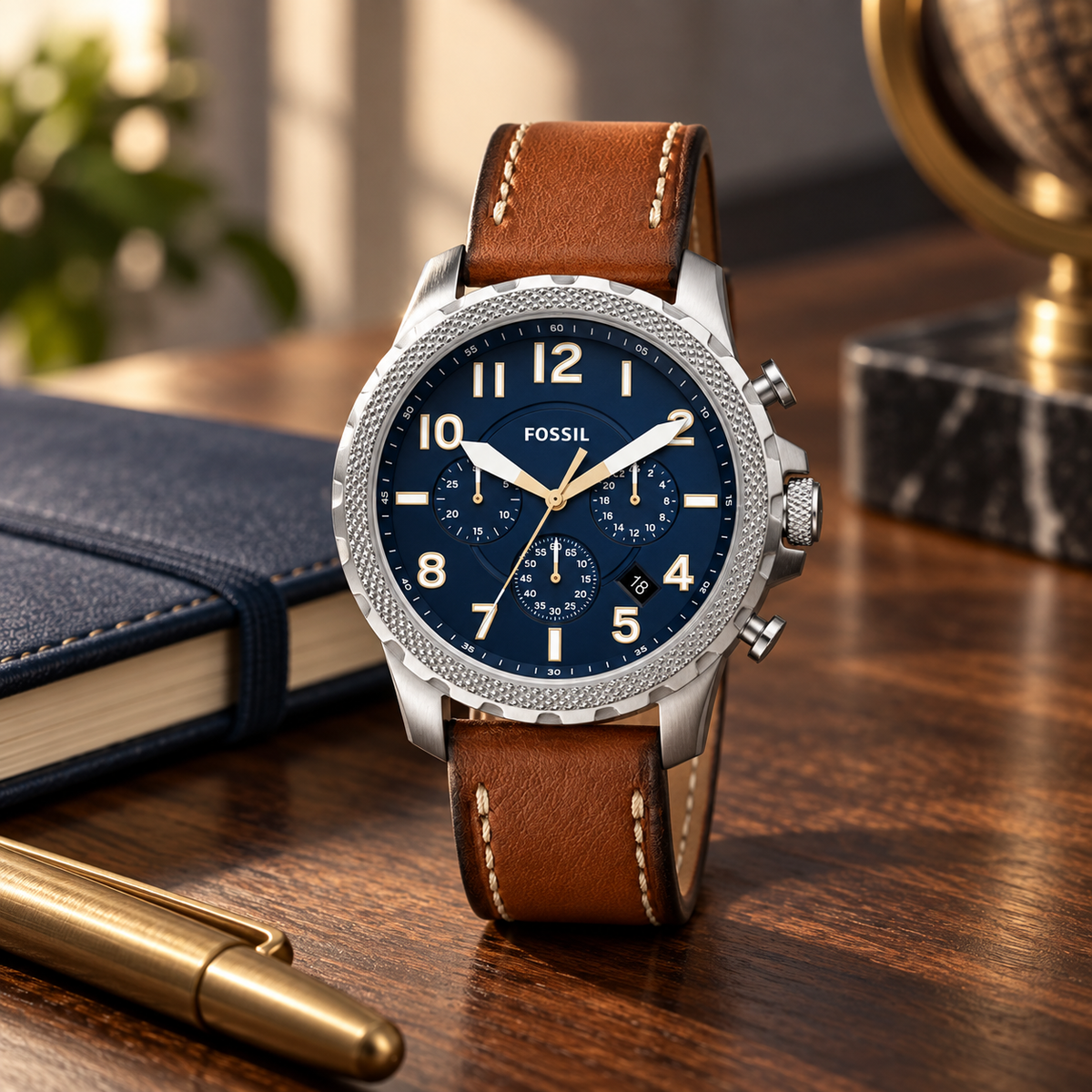 Fossil Bowman Chronograph FS5602 46mm Herrenuhr