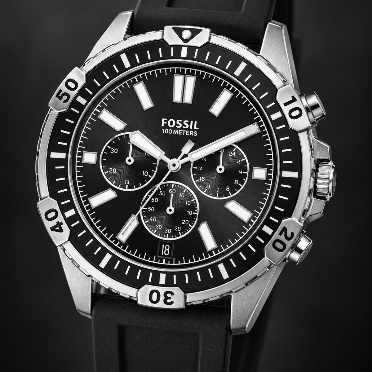 Fossil Garrett Chronograph FS5624 44mm Men's Watch