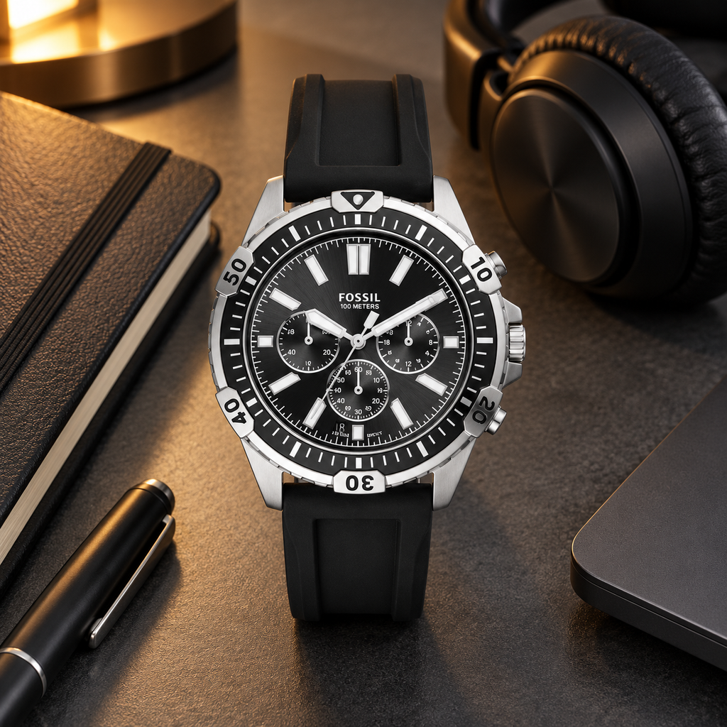 Fossil Garrett Chronograph FS5624 44mm Herrenuhr