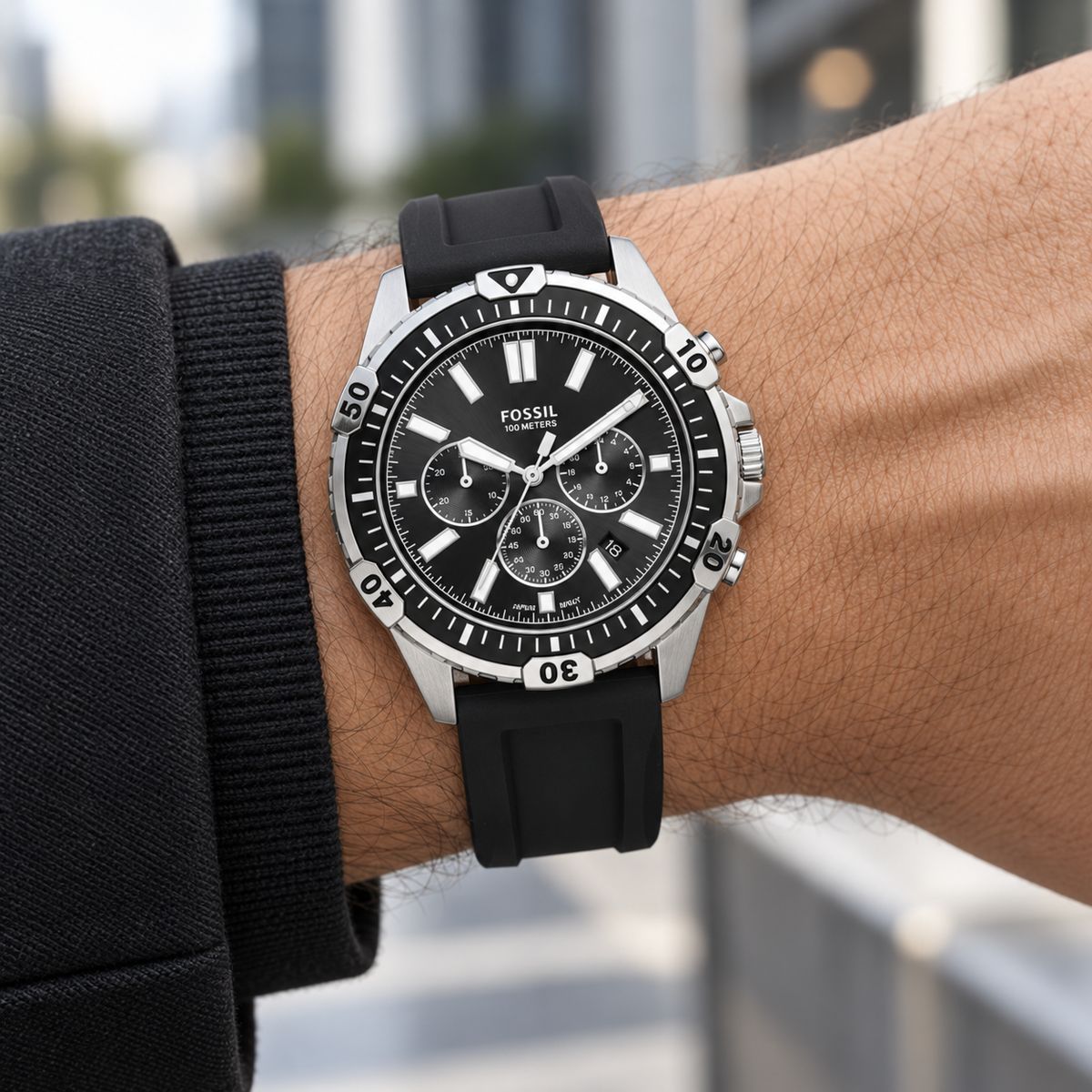 Fossil Garrett Chronograph FS5624 44mm Herrenuhr