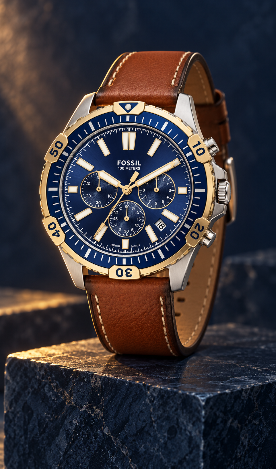 Fossil Garrett Chronograph FS5625 44mm Herrenuhr