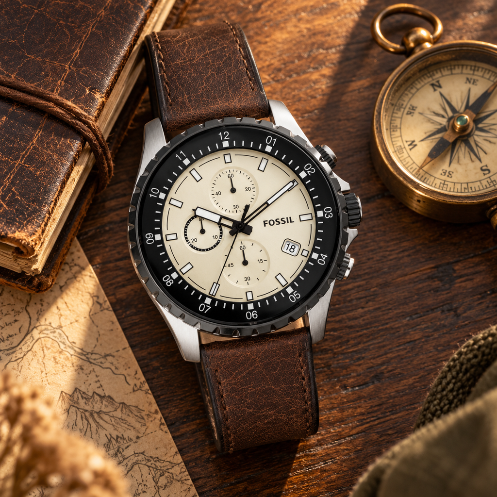 Fossil Dillinger Chronograph FS5674 48mm Herrenuhr