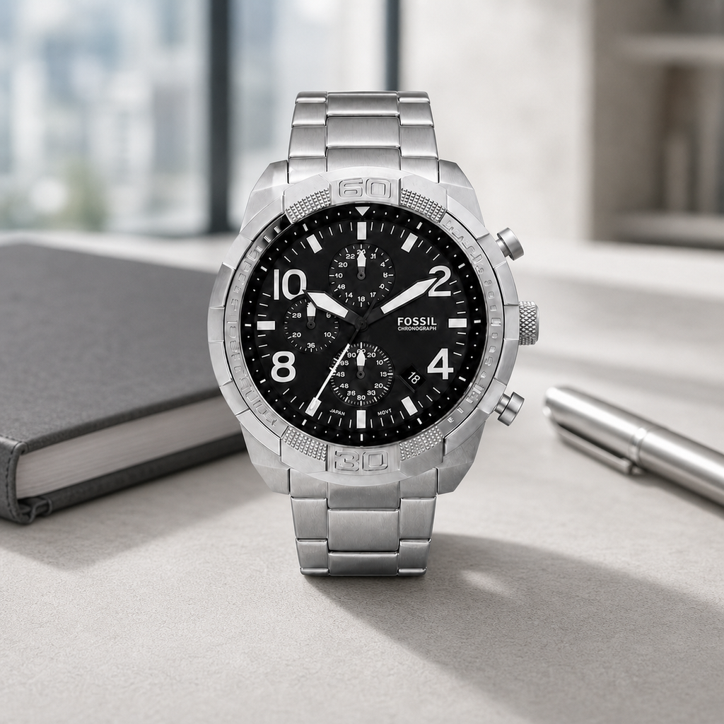 Fossil FS5706 44mm Watch executive desk view