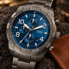 Montre homme Fossil Bronson Chronograph FS5711 50mm