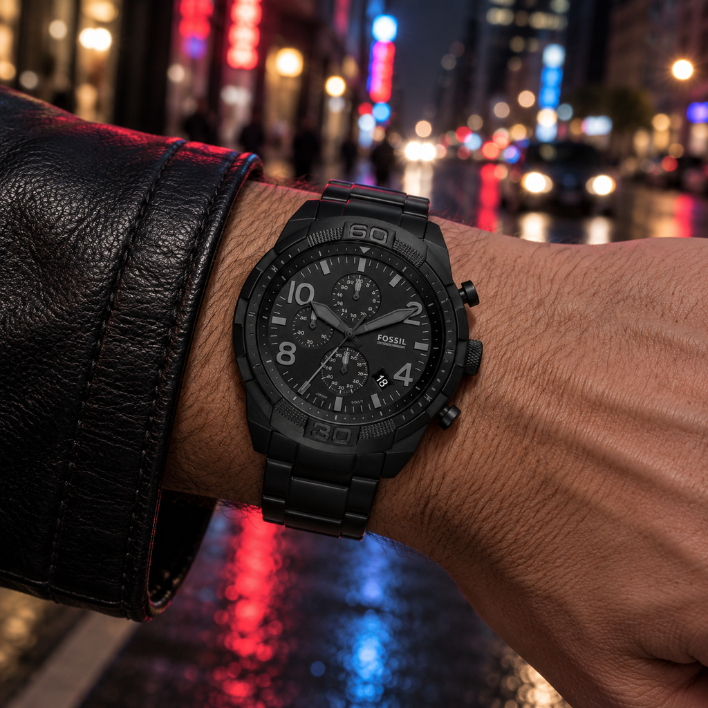 Montre pour homme Fossil Bronson Chronograph FS5712 50 mm