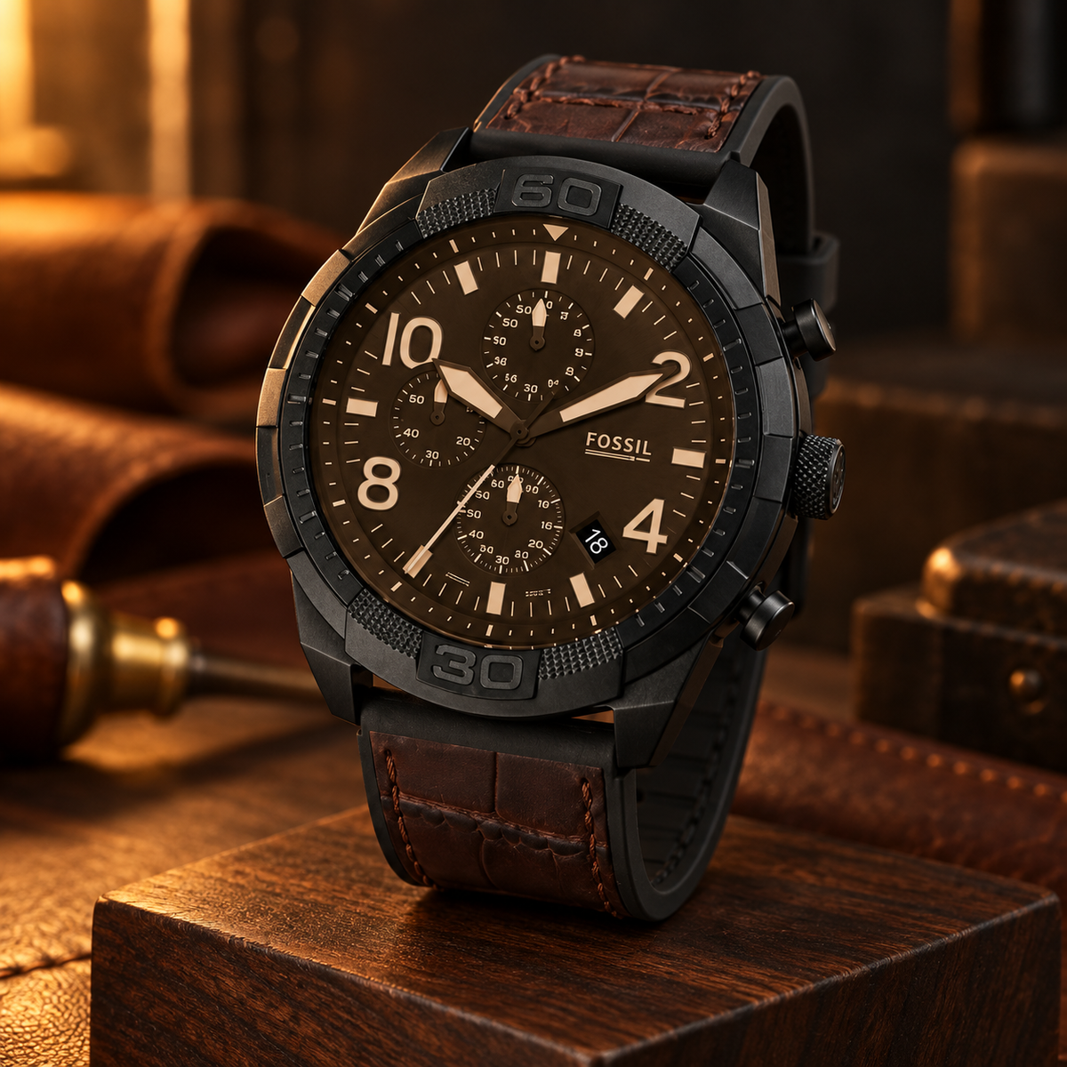 Fossil Bronson Chronograph FS5713 50mm Men's Watch