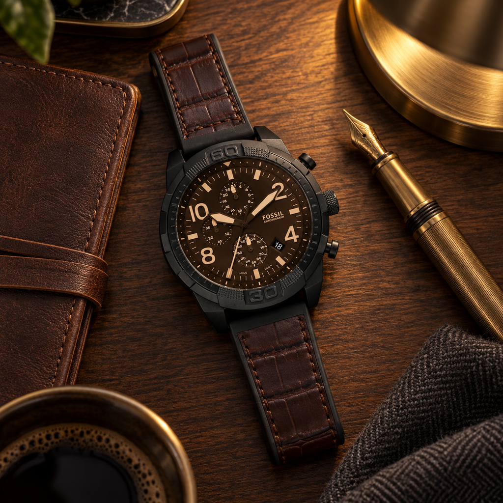 Fossil Bronson Chronograph FS5713 50mm Herrenuhr