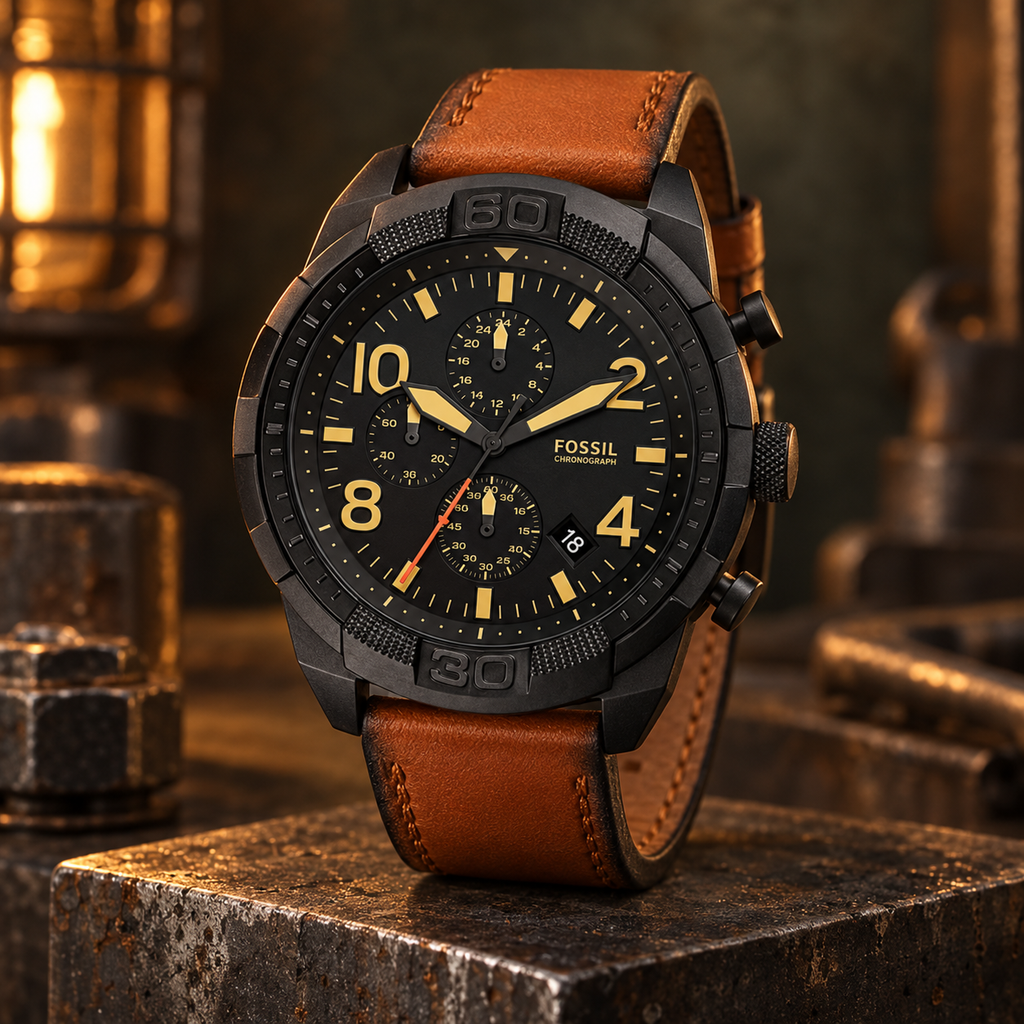 Orologio da uomo Fossil Bronson Chronograph FS5714 50mm