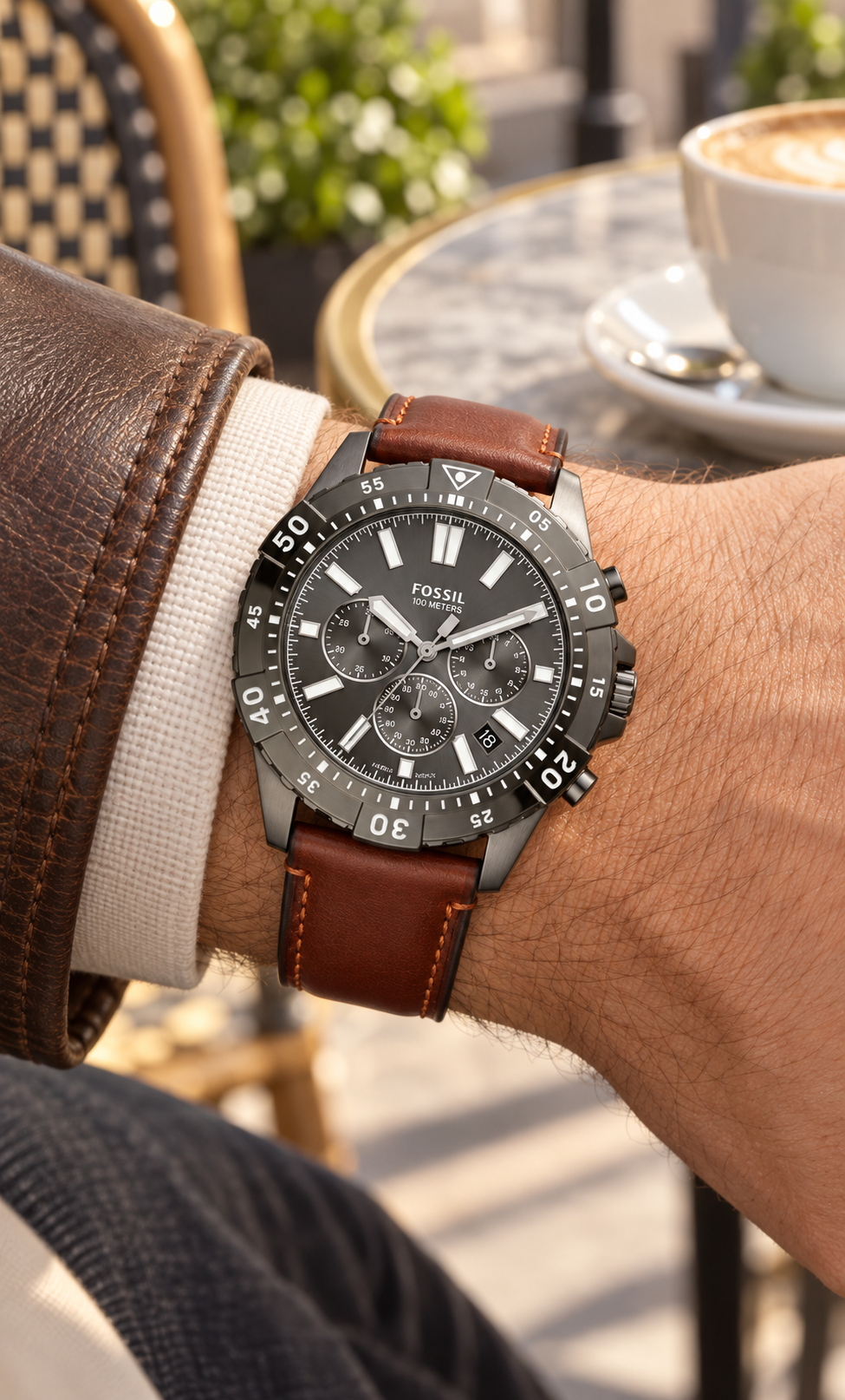 Fossil Garrett Chronograph FS5770 44mm Men's Watch