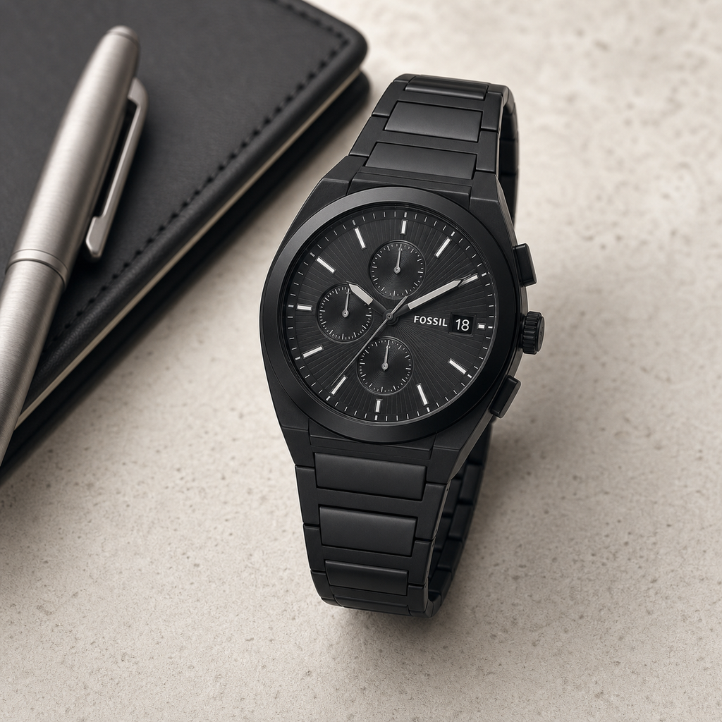 Fossil FS5797 42mm Watch executive desk view