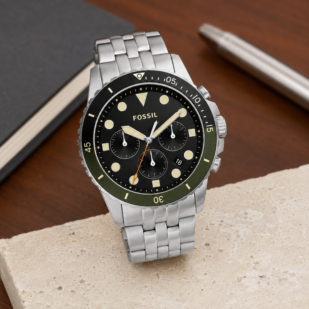 Fossil FS5864 42mm Watch executive desk view
