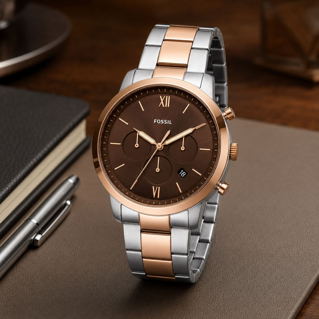 Fossil FS5869 44mm Watch executive desk view