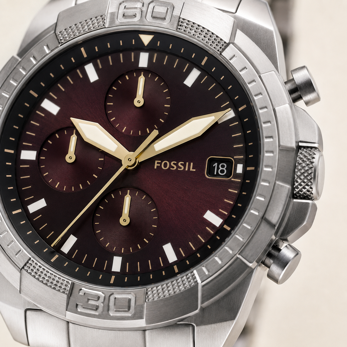 Fossil FS5878 44mm Watch macro view