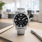 Fossil FS5907 42mm Watch executive desk view