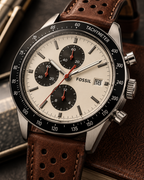 Fossil Sport Tourer FS6042 dial and case detail