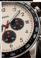 Fossil Sport Tourer FS6042 dial and case detail