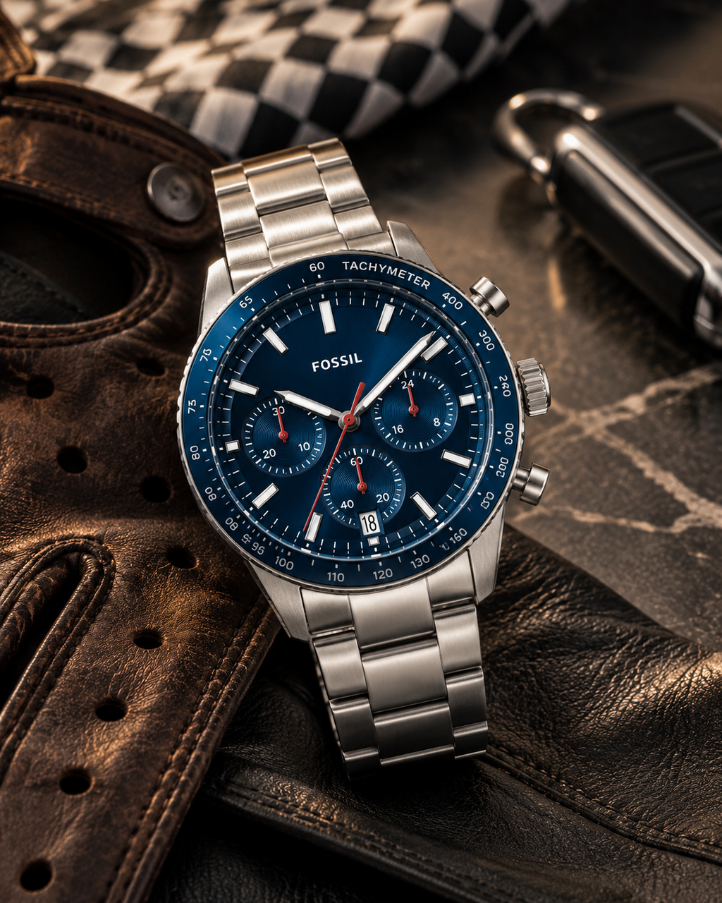 Fossil Sport Tourer FS6047 racing lifestyle image