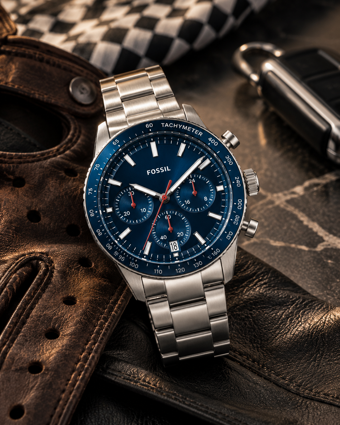 Fossil Sport Tourer FS6047 racing lifestyle image