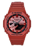 Casio G-Shock Analog Digital Red Bio-Based Resin Strap Quartz GA-2100RRB-4A 200M Men's Watch